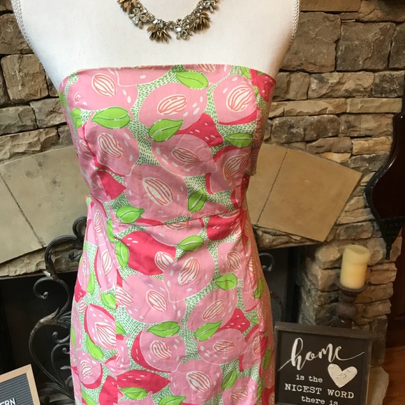 Lilly Pulitzer Sabrina Strapless Dress Size 2 - Picture 2 of 8